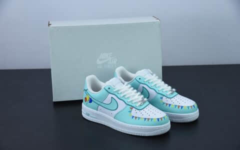 耐克Nike Air Force 1 AF1 空军一号白绿马戏团低帮休闲板鞋纯原版本 货号：CW2288-111