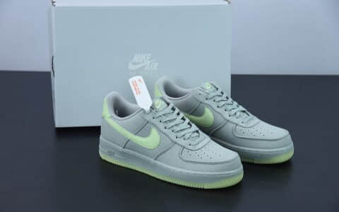 耐克Nike Air Force 1 '07 荧光绿空军一号低帮休闲板鞋纯原版本 货号：315122-107