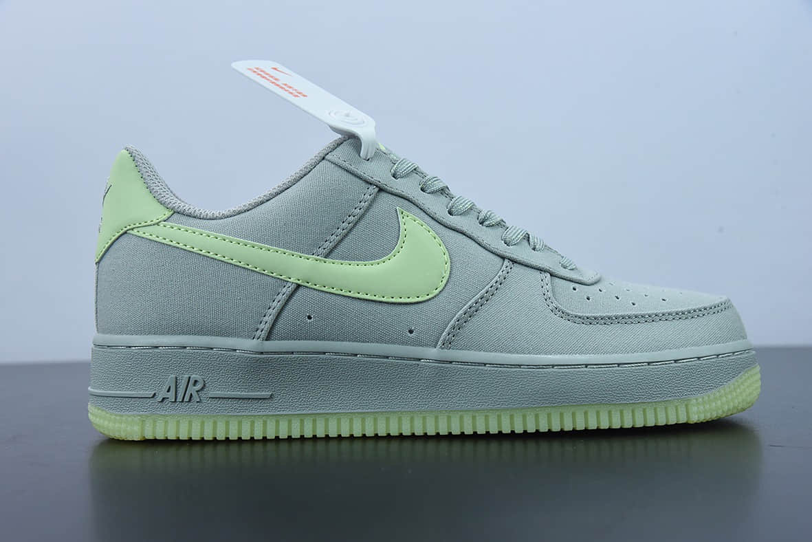 耐克Nike Air Force 1 '07 荧光绿空军一号低帮休闲板鞋纯原版本 货号：315122-107