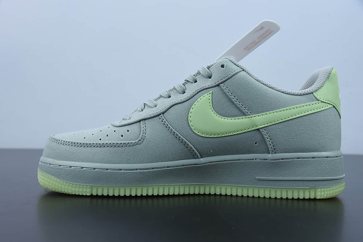 耐克Nike Air Force 1 '07 荧光绿空军一号低帮休闲板鞋纯原版本 货号：315122-107