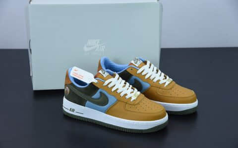 耐克Nike Air Force 1 Low “Bobbito Garcia Pilgrim” “街球朝圣者”黄绿空军一号低帮板鞋纯原版本 货号：316892-831