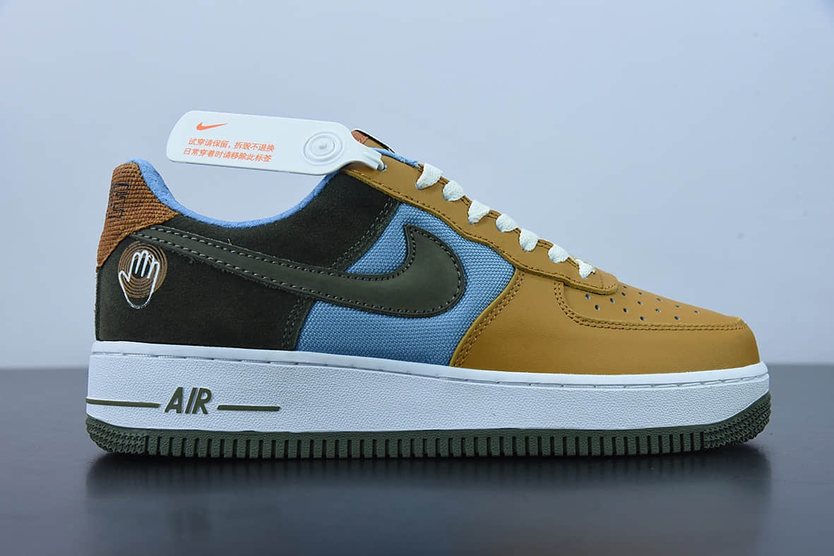 耐克Nike Air Force 1 Low “Bobbito Garcia Pilgrim” “街球朝圣者”黄绿空军一号低帮板鞋纯原版本 货号：316892-831