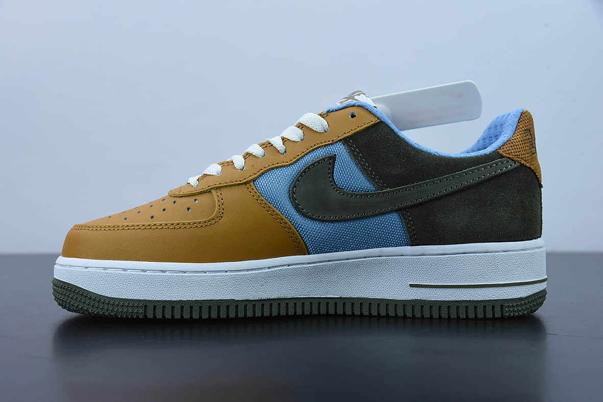 耐克Nike Air Force 1 Low “Bobbito Garcia Pilgrim” “街球朝圣者”黄绿空军一号低帮板鞋纯原版本 货号：316892-831