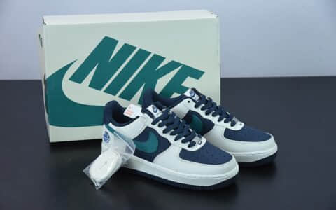 耐克 Nike Air Force 1 Low 空军一号白蓝绿低帮百搭休闲运动板鞋纯原版本 货号：BS8872-033