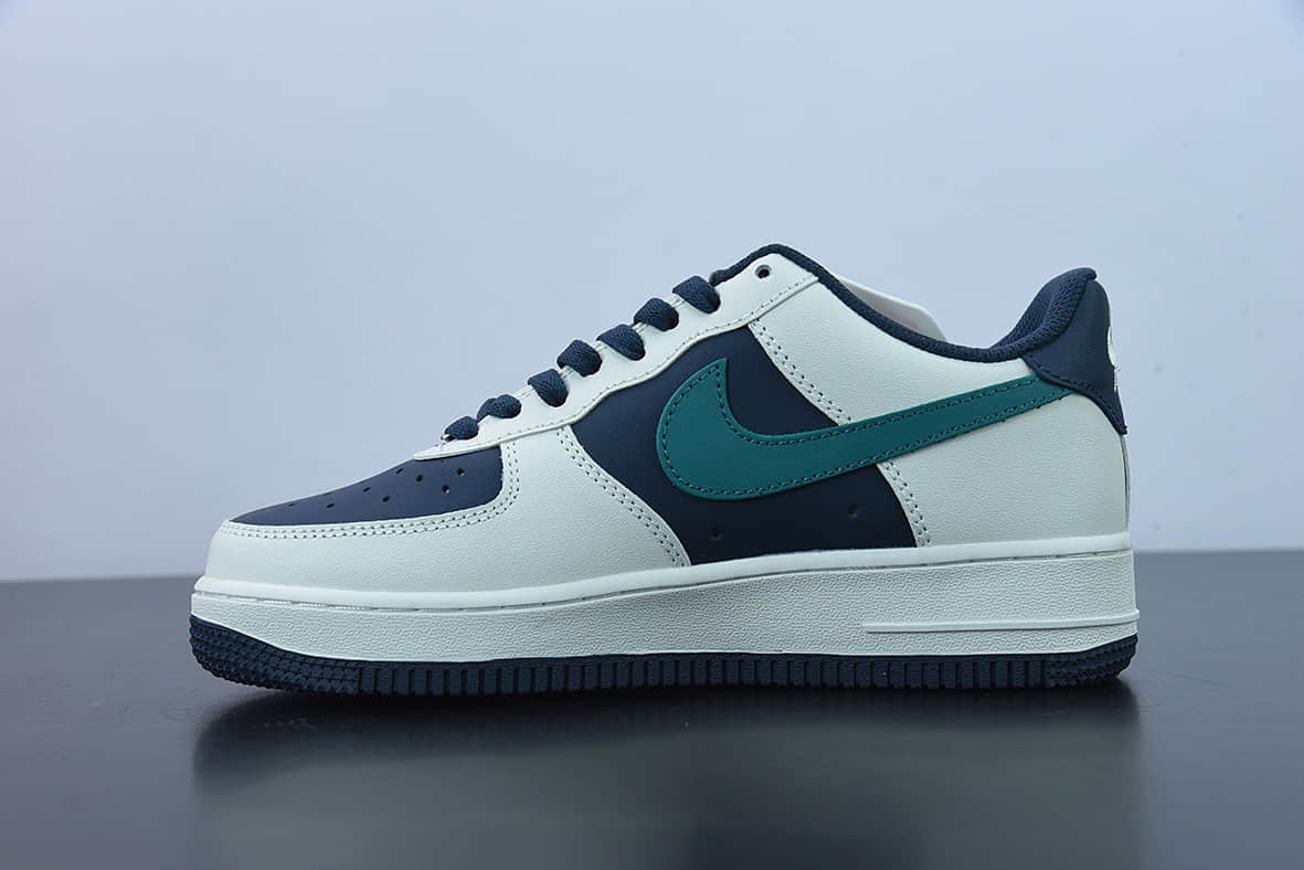 耐克 Nike Air Force 1 Low 空军一号白蓝绿低帮百搭休闲运动板鞋纯原版本 货号：BS8872-033