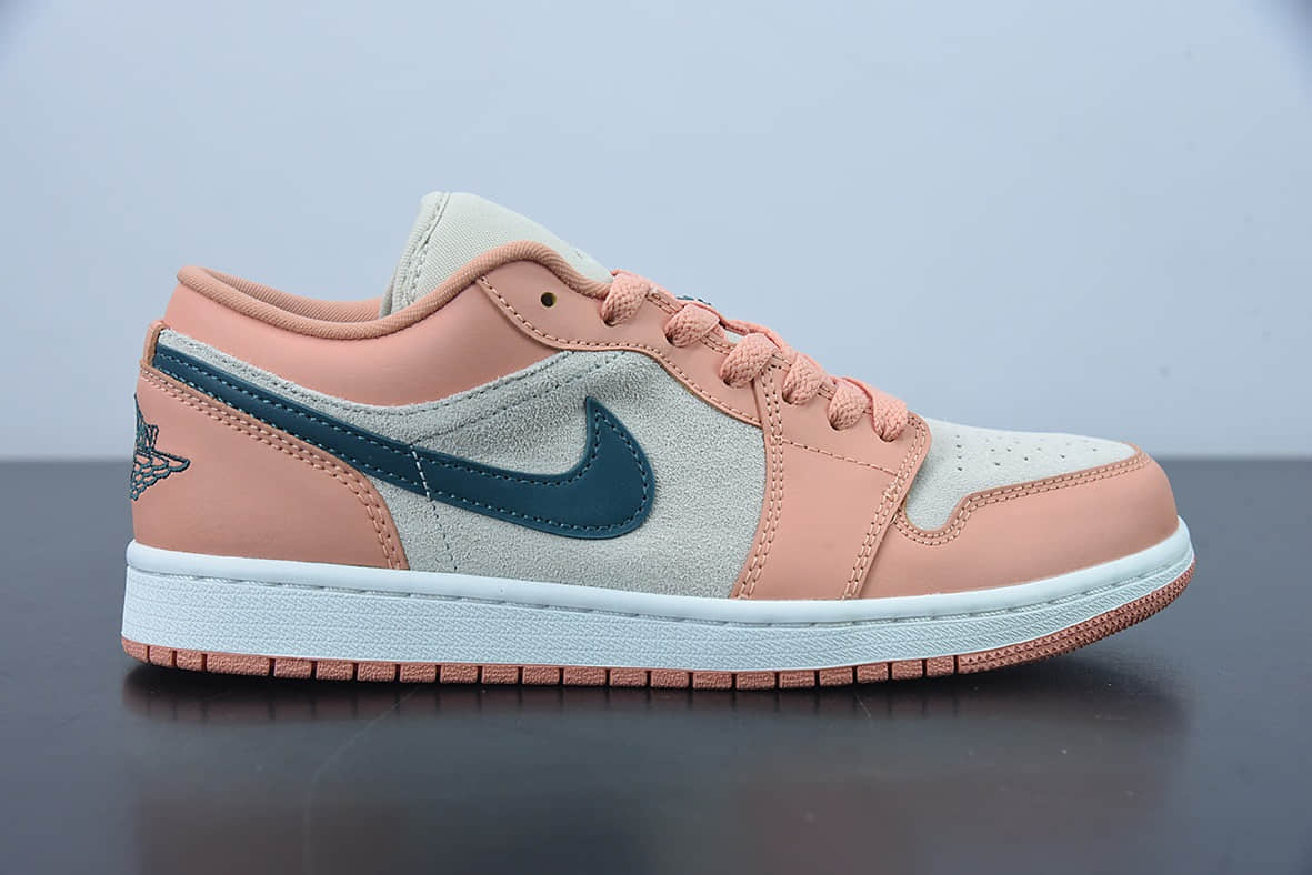 乔丹Air Jordan AJ1 Low AJ1 乔1粉绿低帮文化板鞋纯原版本 货号：DC0774-800