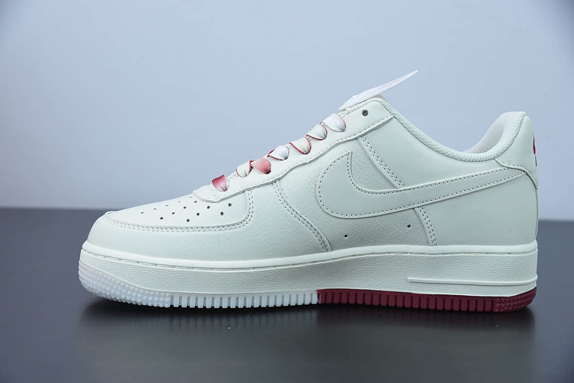 耐克Nike Air Force 1 Low '07 “白酒红”NBA全明星克里夫兰城市限定低帮空军一号休闲板鞋纯原版本 货号：NB8969-123