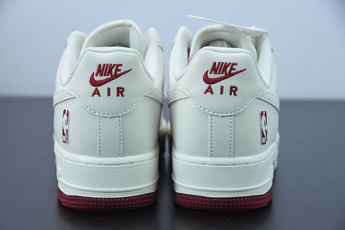 耐克Nike Air Force 1 Low '07 “白酒红”NBA全明星克里夫兰城市限定低帮空军一号休闲板鞋纯原版本 货号：NB8969-123