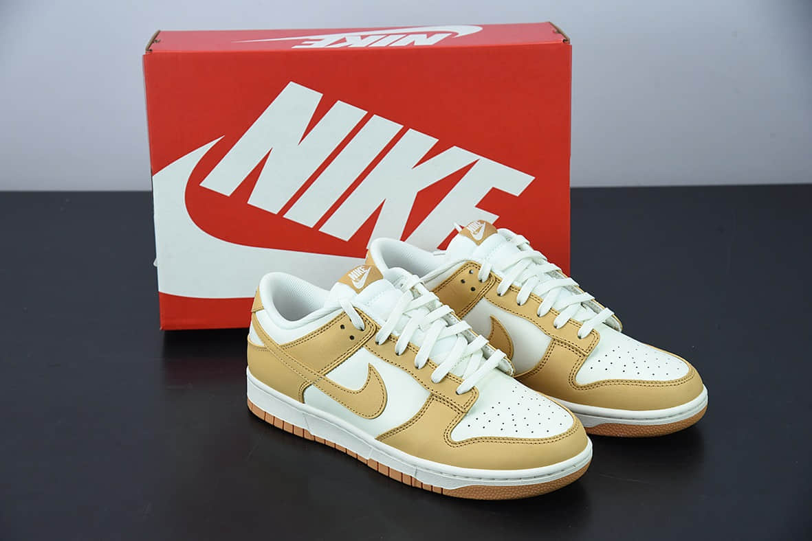 耐克 Nike Dunk Low  Harvest Moon 浅橙低帮运动休闲板鞋纯原版本 货号：DD1503-114