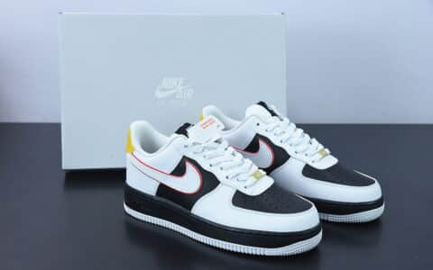 耐克Nike Air Force 1'07 Low 熊猫白黑拼接空军一号低帮休闲板鞋纯原版本 货号：SJ5588-100