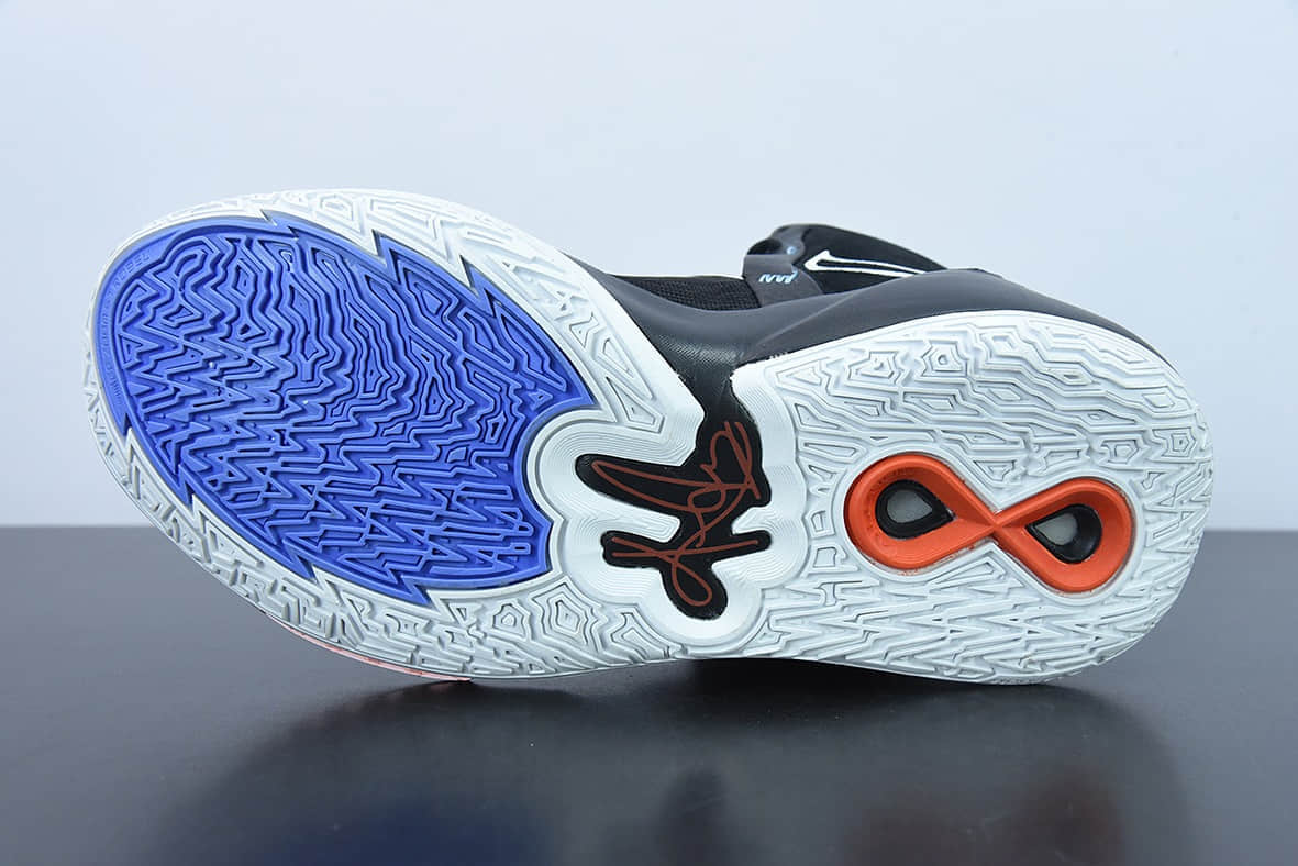 欧文Nike Kyrie Infinity 8 EPFire and Ice欧文8代黑银蓝可燃冰室内休闲运动中帮篮球鞋纯原版本 货号：DC9134-001