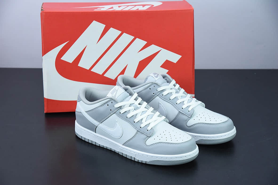 耐克 Nike SB Dunk Low “Grey White” 酷灰色低帮休闲文化滑板鞋纯原版本 货号：DJ6188-001