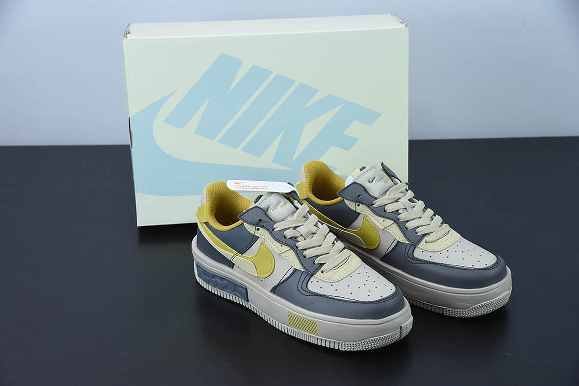 耐克 Nike Air Force 1 Fontanka “古铜黄” 丰塔卡系列空军一号低帮休闲板鞋纯原版本 货号：CW6688-602