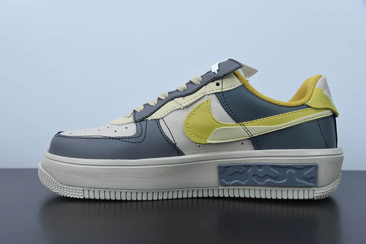 耐克 Nike Air Force 1 Fontanka “古铜黄” 丰塔卡系列空军一号低帮休闲板鞋纯原版本 货号：CW6688-602