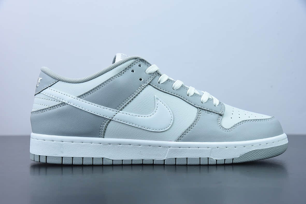 耐克 Nike SB Dunk Low “Grey White” 酷灰色低帮休闲文化滑板鞋纯原版本 货号：DJ6188-001