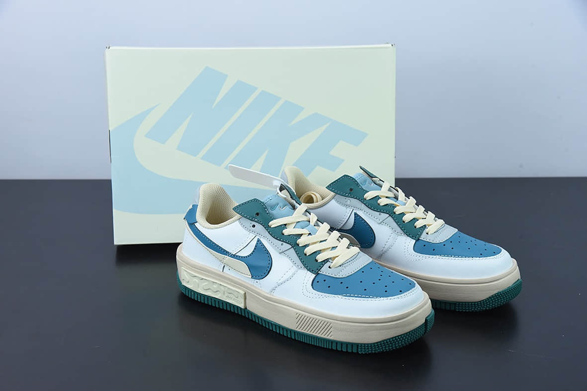 耐克Nike Air Force 1 Fontanka “古铜蓝” 丰塔卡系列空军一号低帮休闲板鞋纯原版本 货号：CW6688-604