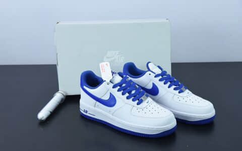 耐克Nike Air Force 1 空军一号白蓝配色低帮运动休闲板鞋纯原版本 货号：DH7561-104