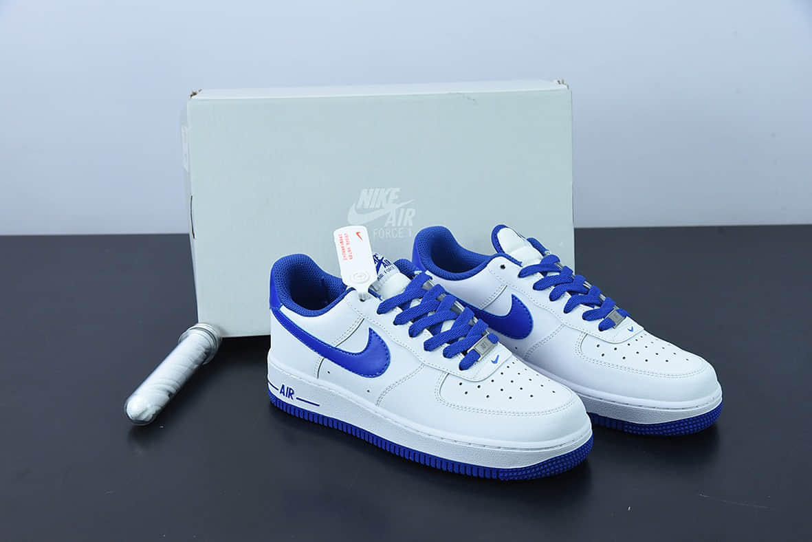 耐克Nike Air Force 1 空军一号白蓝配色低帮运动休闲板鞋纯原版本 货号：DH7561-104