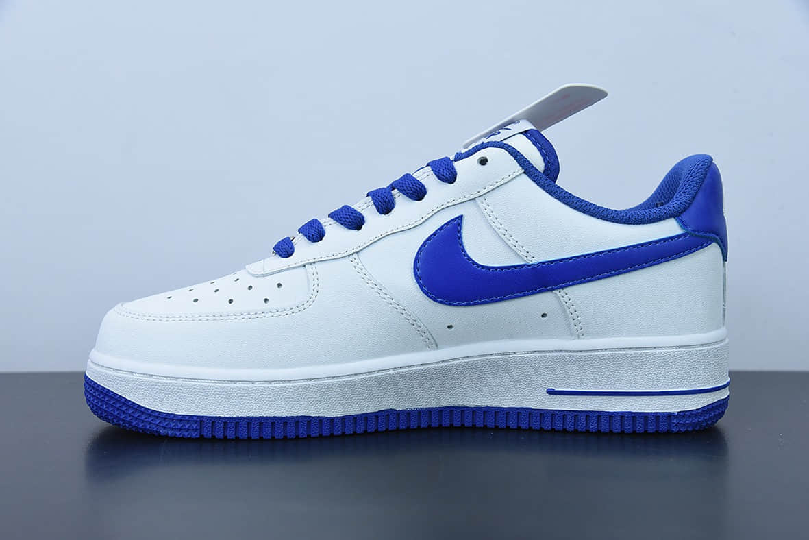 耐克Nike Air Force 1 空军一号白蓝配色低帮运动休闲板鞋纯原版本 货号：DH7561-104