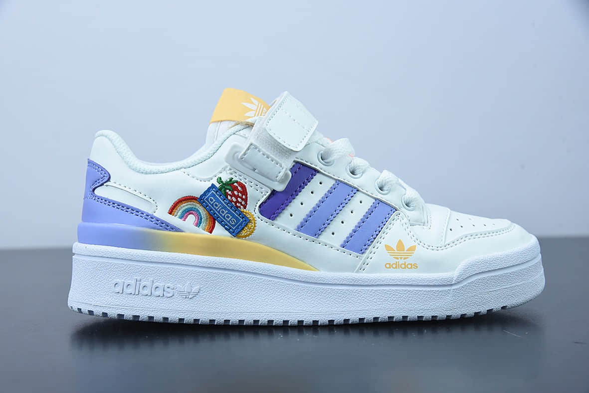 阿迪达斯 Adidas Forum 84 Low OG 夏日水果杨幂同款低帮百搭潮流休闲运动板鞋纯原版本 货号：GY8209