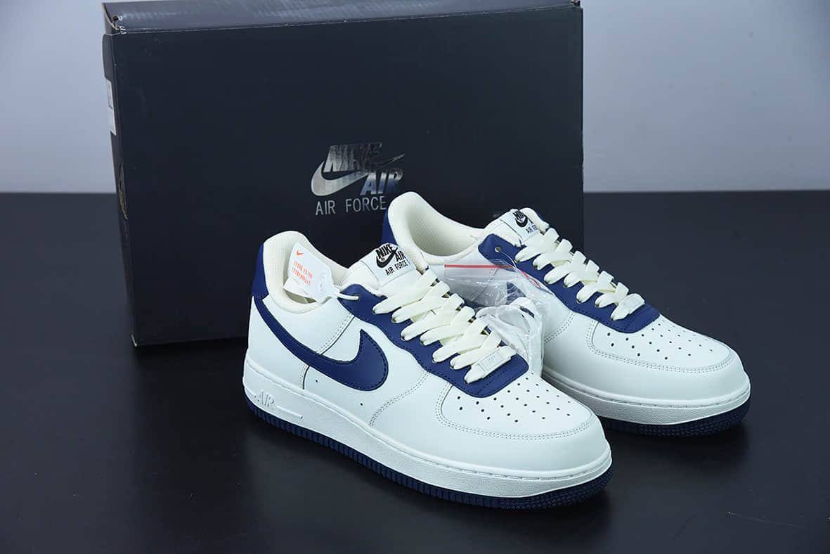 耐克 Nike Air Force 1 Low '07 “米蓝拼接”低帮空军一号休闲板鞋纯原版本 货号：AL2236-106