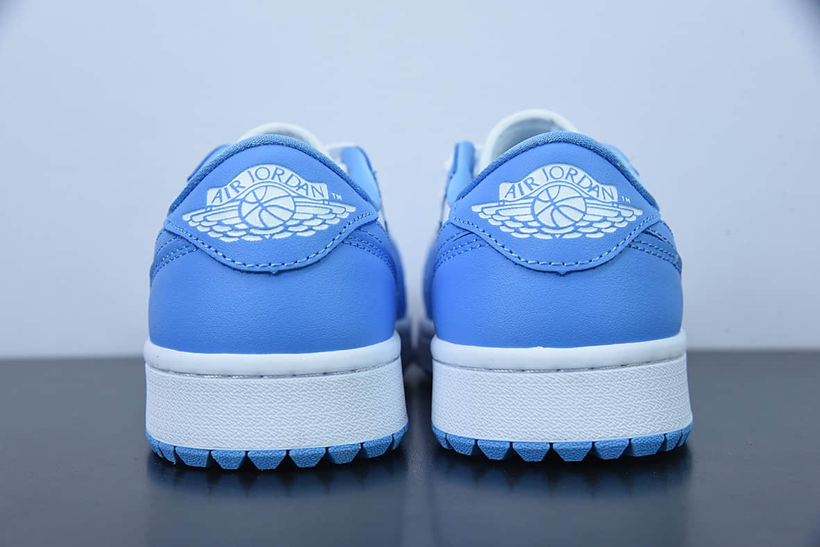 乔丹Air Jordan 1 Low Golf UNC AJ1 乔1北卡蓝配色高尔夫系列低帮滑板鞋纯原版本 货号：DD9315-100