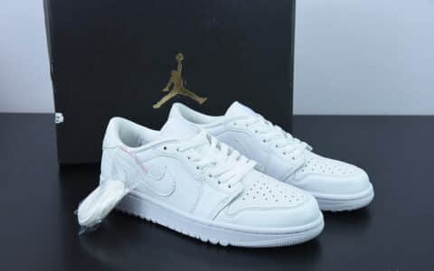 乔丹Air Jordan 1 Low Golf AJ1乔丹一代纯白高尔夫版系列低帮经典复古文化休闲运动鞋纯原版本 货号：DD9315-101