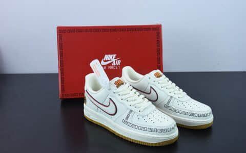 耐克Nike Air Force 1 '07 Low 中国龙中国男篮限定款空军一号低帮休闲板鞋纯原版本 货号：CH9686-668