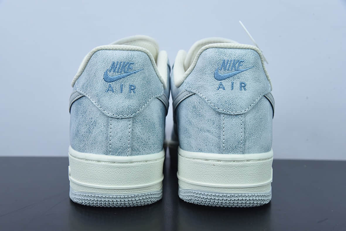 耐克Nike Air Force 1 Low ’07 岩石蓝配色空军一号低帮休闲板鞋纯原版本 货号：CL5568-663