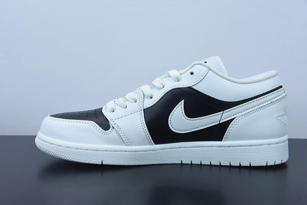 乔丹Air Jordan 1 Low Panda 反转白黑熊猫低帮休闲板鞋纯原版本 货号：DC0774-100