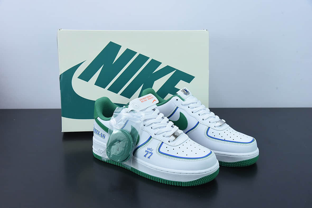耐克Nike Air Force 1 '07 Low “达拉斯小牛队” 空军一号低帮休闲板鞋纯原版本 货号：BS8856-112