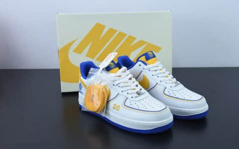 耐克Nike Air Force 1 '07 Low “勇士-库里限定”空军一号低帮休闲板鞋纯原版本 货号：BS8856-115