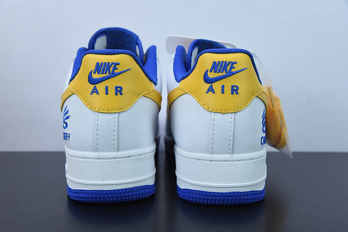 耐克Nike Air Force 1 '07 Low “勇士-库里限定”空军一号低帮休闲板鞋纯原版本 货号：BS8856-115