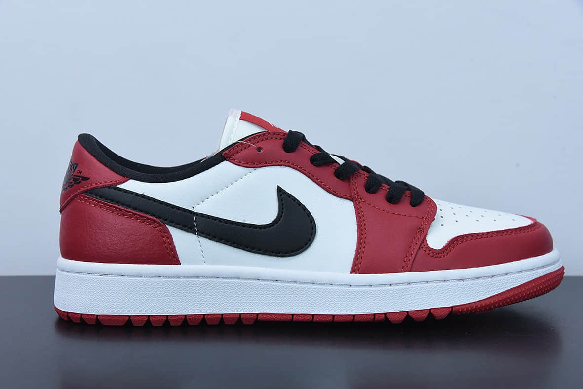 乔丹Air Jordan 1 Low Golf 高尔夫全新系列芝加哥低帮休闲板鞋纯原版本 货号：DD9315-600