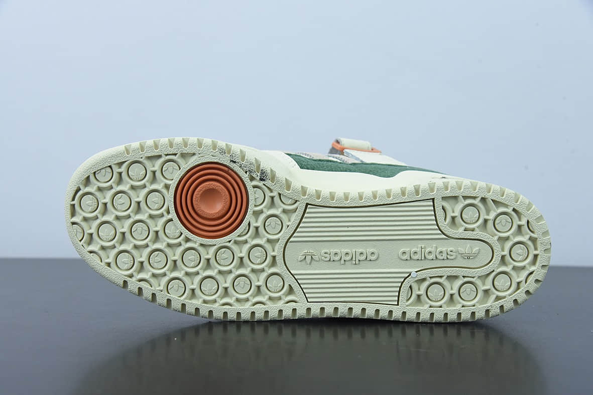 阿迪达斯 Adidas Forum 84 Low OG 米绿灰低帮百搭潮流休闲运动板鞋纯原版本 货号：GY4125