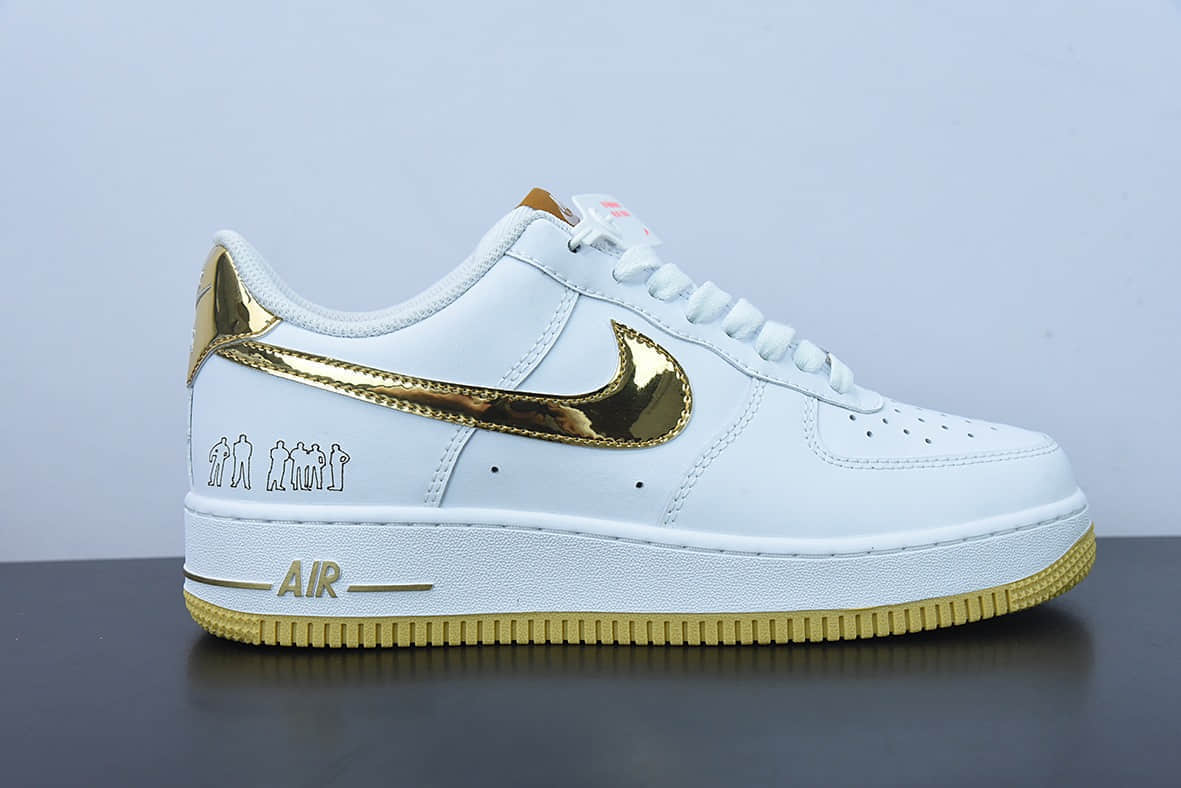 耐克Nike Air Force 1 AF1 白金空军一号低帮休闲板鞋纯原版本 货号：315092-171