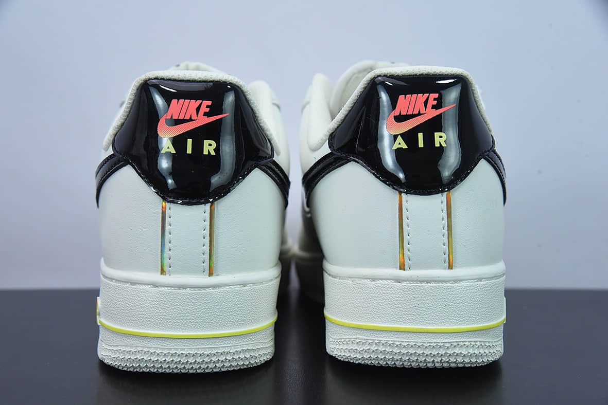 耐克Nike Air Force 1 Low 金边炫彩空军一号低帮休闲板鞋纯原版本 货号：ZX9856-599