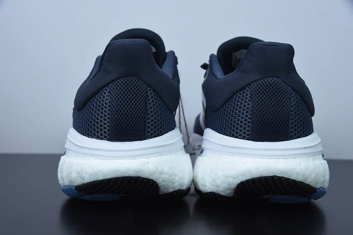 阿迪达斯Adidas Solar Glide 5 藏青蓝爆米花大底复古跑鞋纯原版本 货号：GX5470