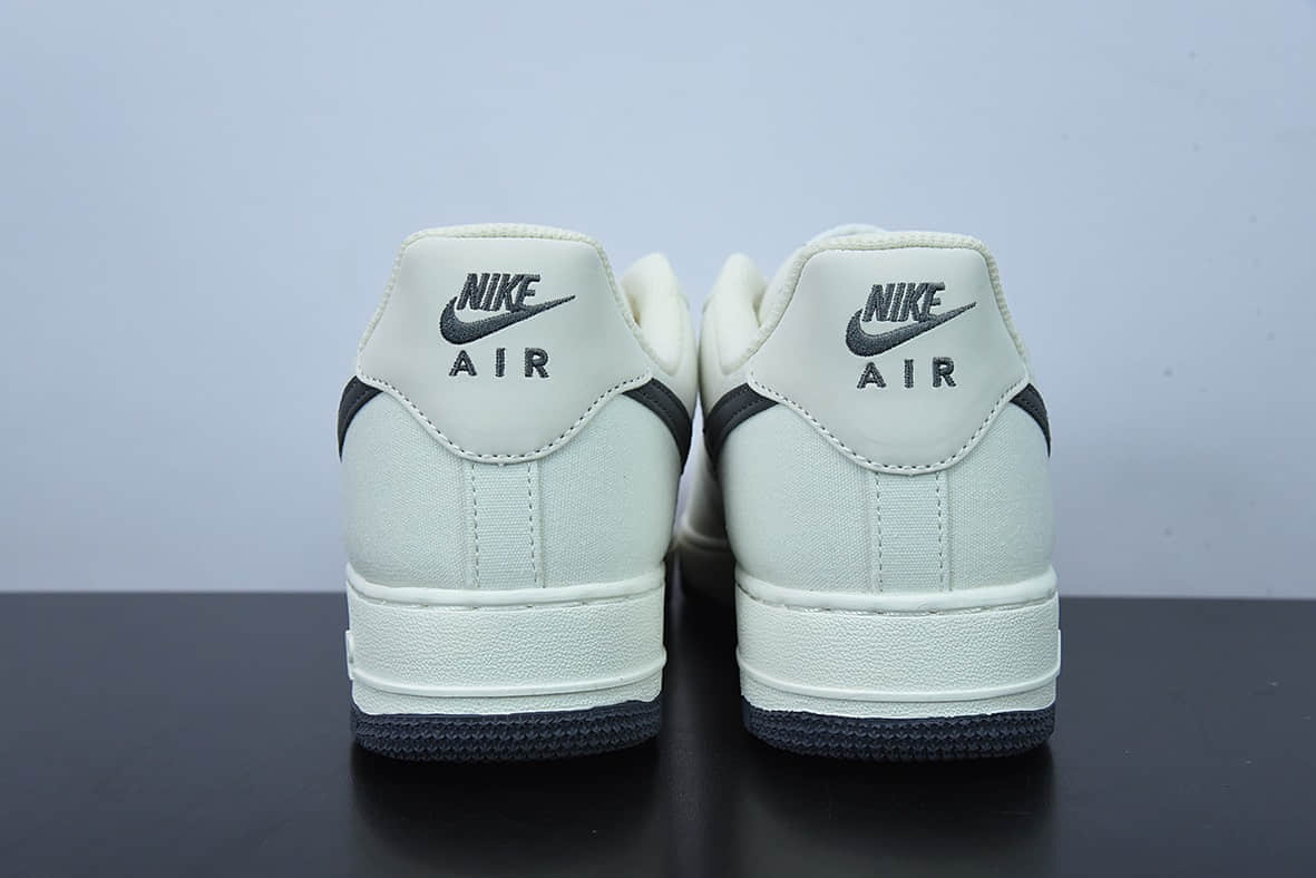 耐克NIke Air Force 1 '07 米深灰3M反光版空军一号低帮休闲板鞋纯原版本 货号：DG2296-007