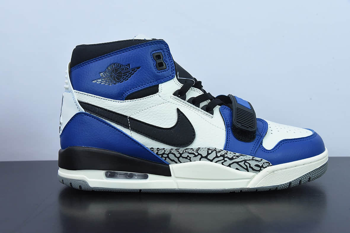 乔丹Air Jordan Legacy 312 白蓝小闪电高帮篮球鞋纯原版本 货号：AQ4160-104