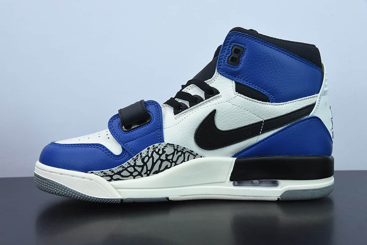 乔丹Air Jordan Legacy 312 白蓝小闪电高帮篮球鞋纯原版本 货号：AQ4160-104