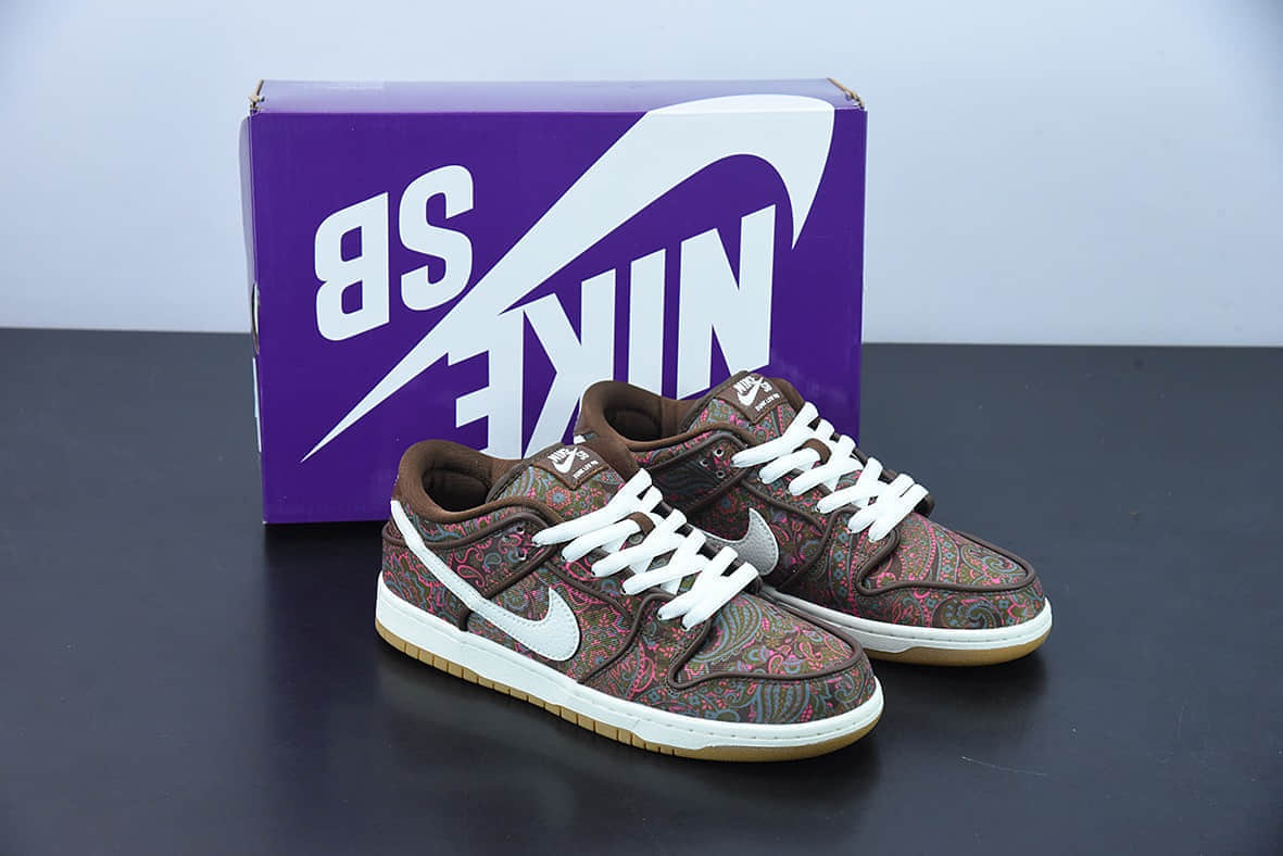 耐克 Nike SB Dunk Low “Paisley” 新腰果花SB低帮运动休闲板鞋纯原版本 货号：DH7534-200