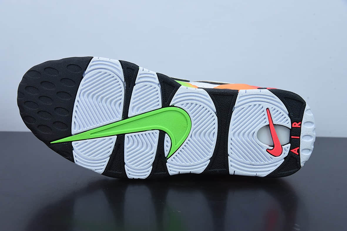 耐克Nike Air MoreUptempo96皮蓬复古大Air白彩虹篮球鞋纯原版本 货号：DV1233-111