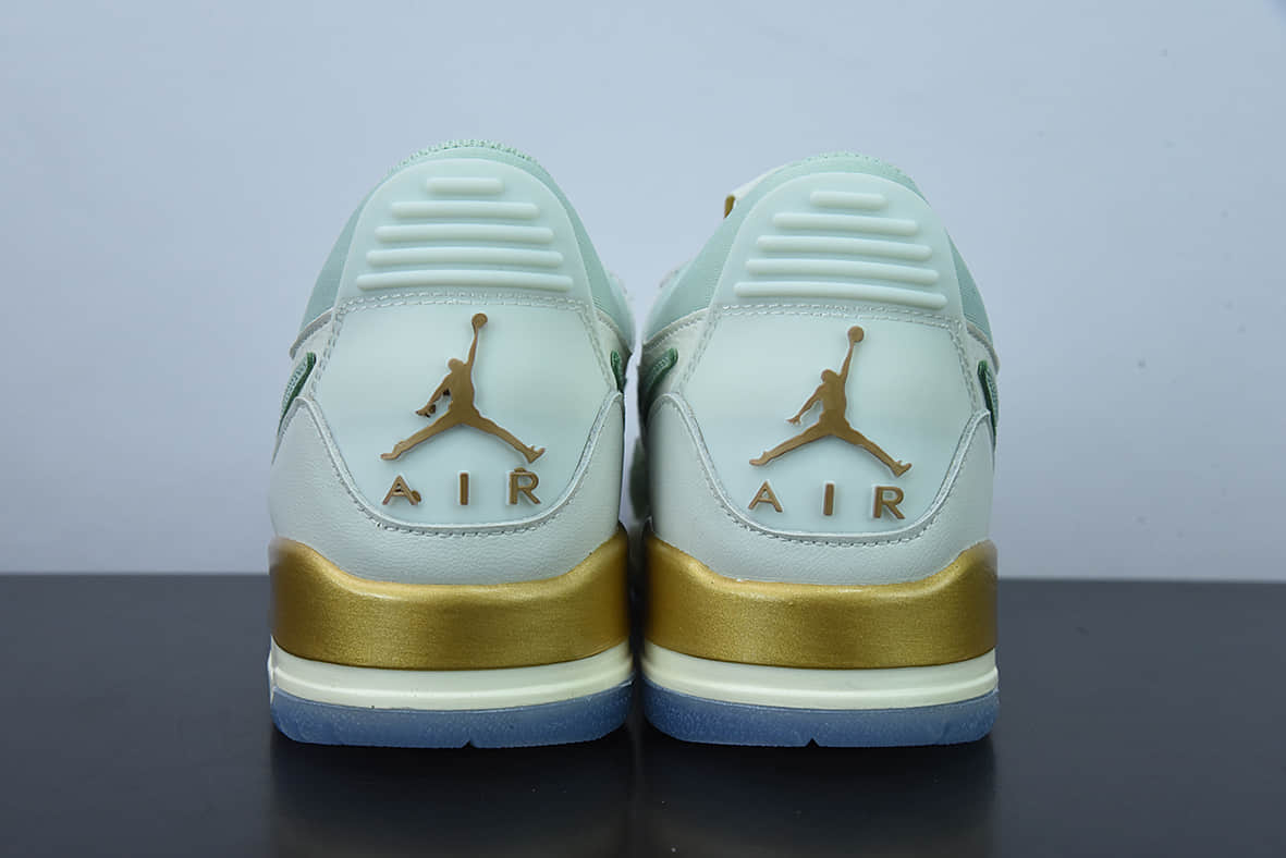 乔丹Air Jordan Legacy AJ312 Low 薄荷绿配色魔术贴三合一板鞋纯原版本 货号：DR8486-131