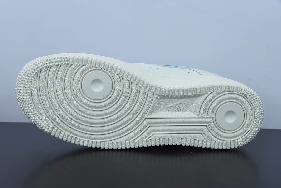耐克Nike Air Force 1 浅深蓝白空军一号低帮休闲运动板鞋纯原版本货号：AA1356-116