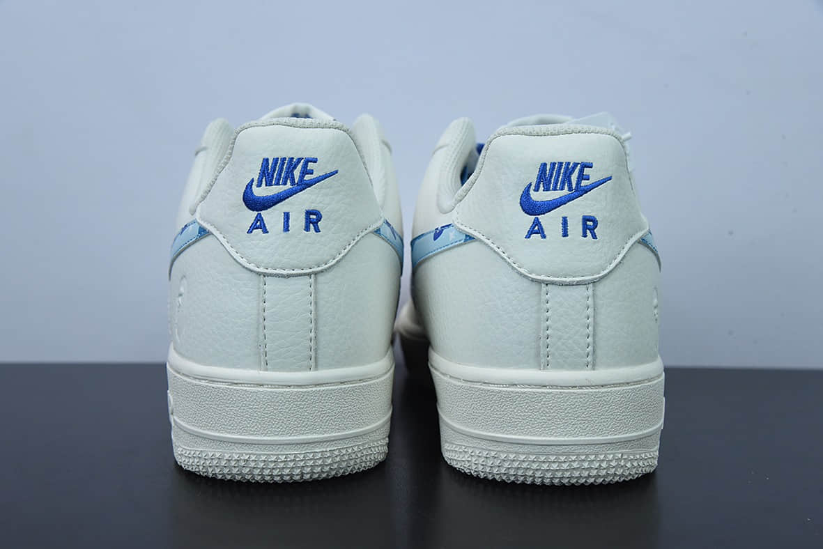 耐克Nike Air Force 1 浅深蓝白空军一号低帮休闲运动板鞋纯原版本货号：AA1356-116