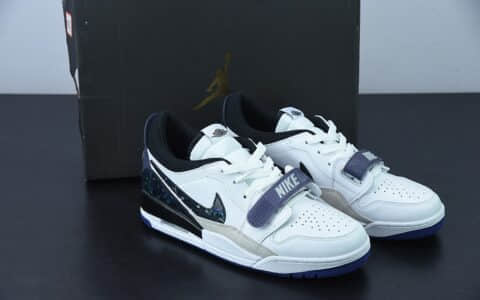 乔丹 Air Jordan Legacy AJ312 Low 炫彩全息头层魔术贴三合一板鞋纯原版本 货号：DV1719-100