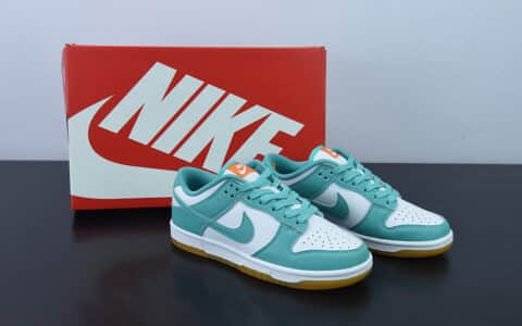 耐克Nike Dunk Low SB白绿蒂芙尼薄荷绿低帮滑板鞋纯原版本 货号：DV2190-100