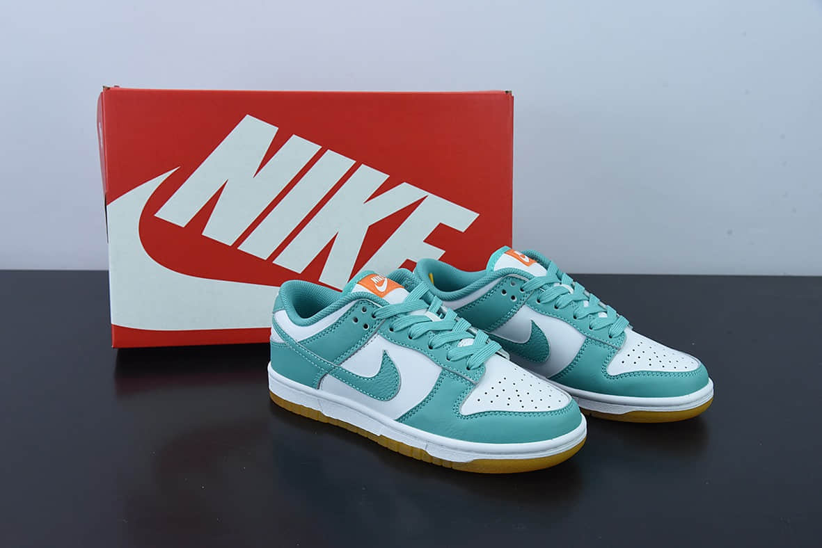 耐克Nike Dunk Low SB白绿蒂芙尼薄荷绿低帮滑板鞋纯原版本 货号：DV2190-100