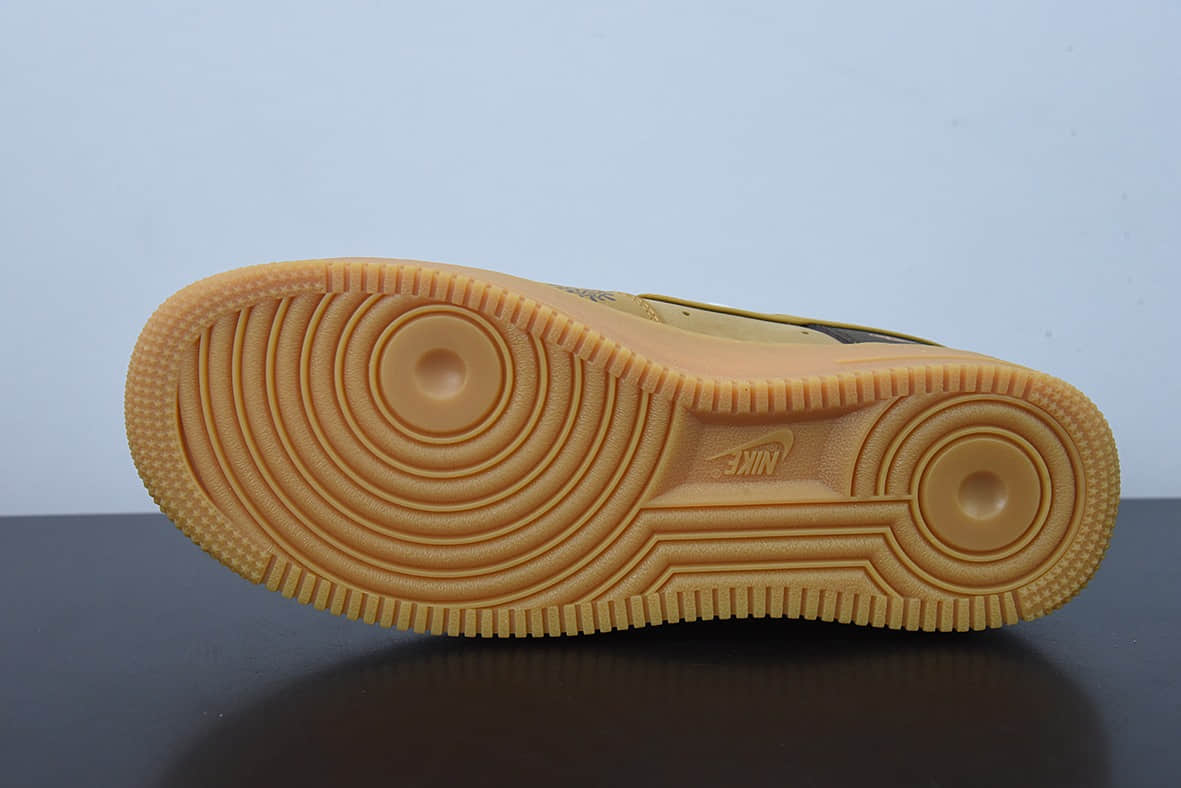 耐克Nike Air Force 1 小麦腰果花空军一号低帮休闲运动板鞋纯原版本 货号：CJ9179-200